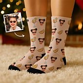 Chaussettes personnalisées Aperol avec visage