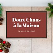 Paillasson personnalisé avec 3 lignes