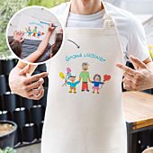 Tablier de cuisine personnalisé avec votre dessin