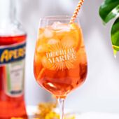 Verre Aperol personnalisé avec nom – JGA