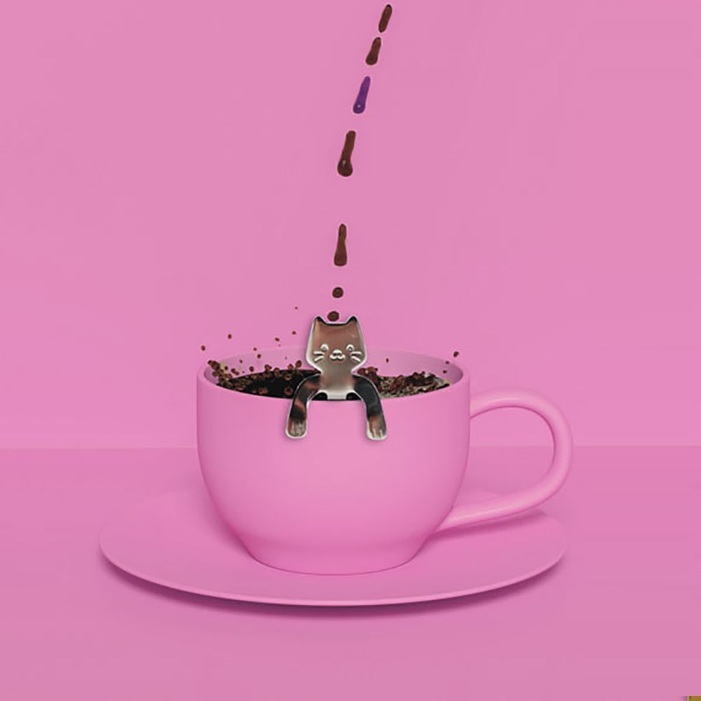 Cuillères à café Chats, lot de 4