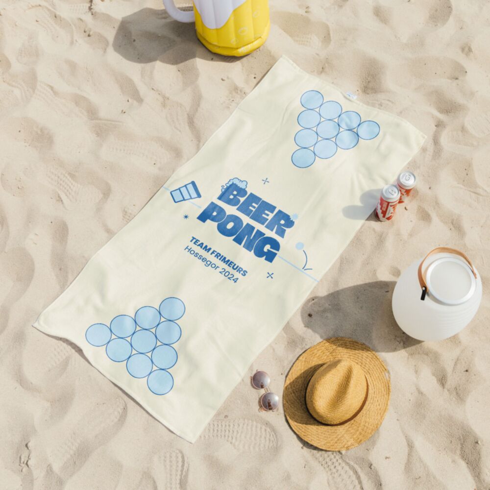 Serviette personnalisée Beer pong