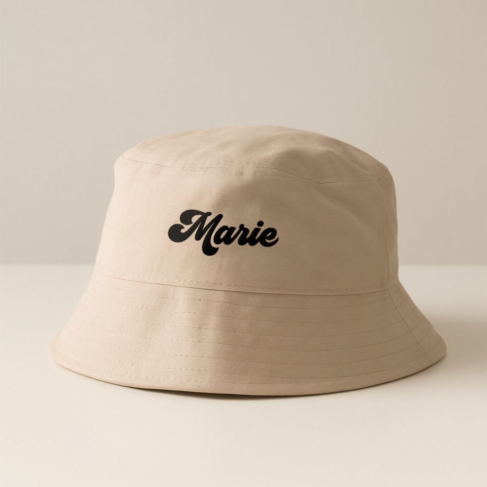 Personalisierbarer Bucket Hat mit Name