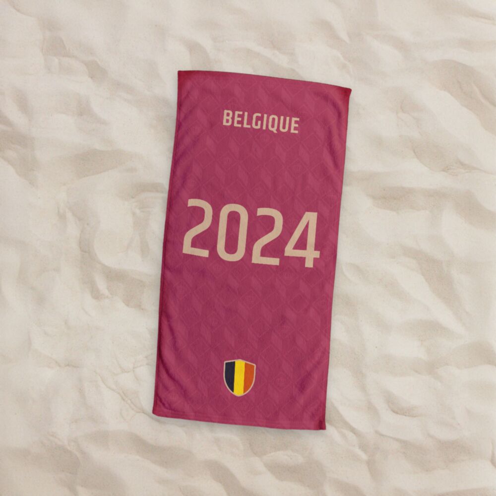 Serviette personnalisée Euro de football