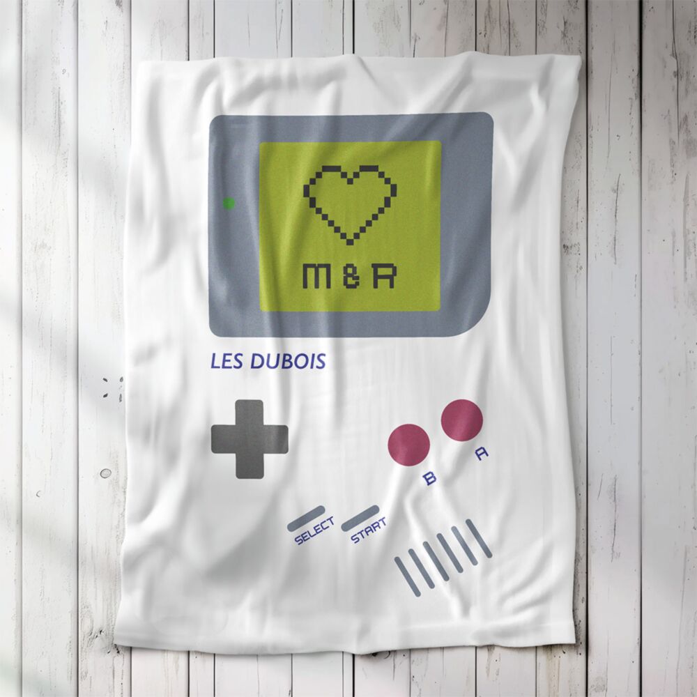 Couverture personnalisée Console de jeu et texte