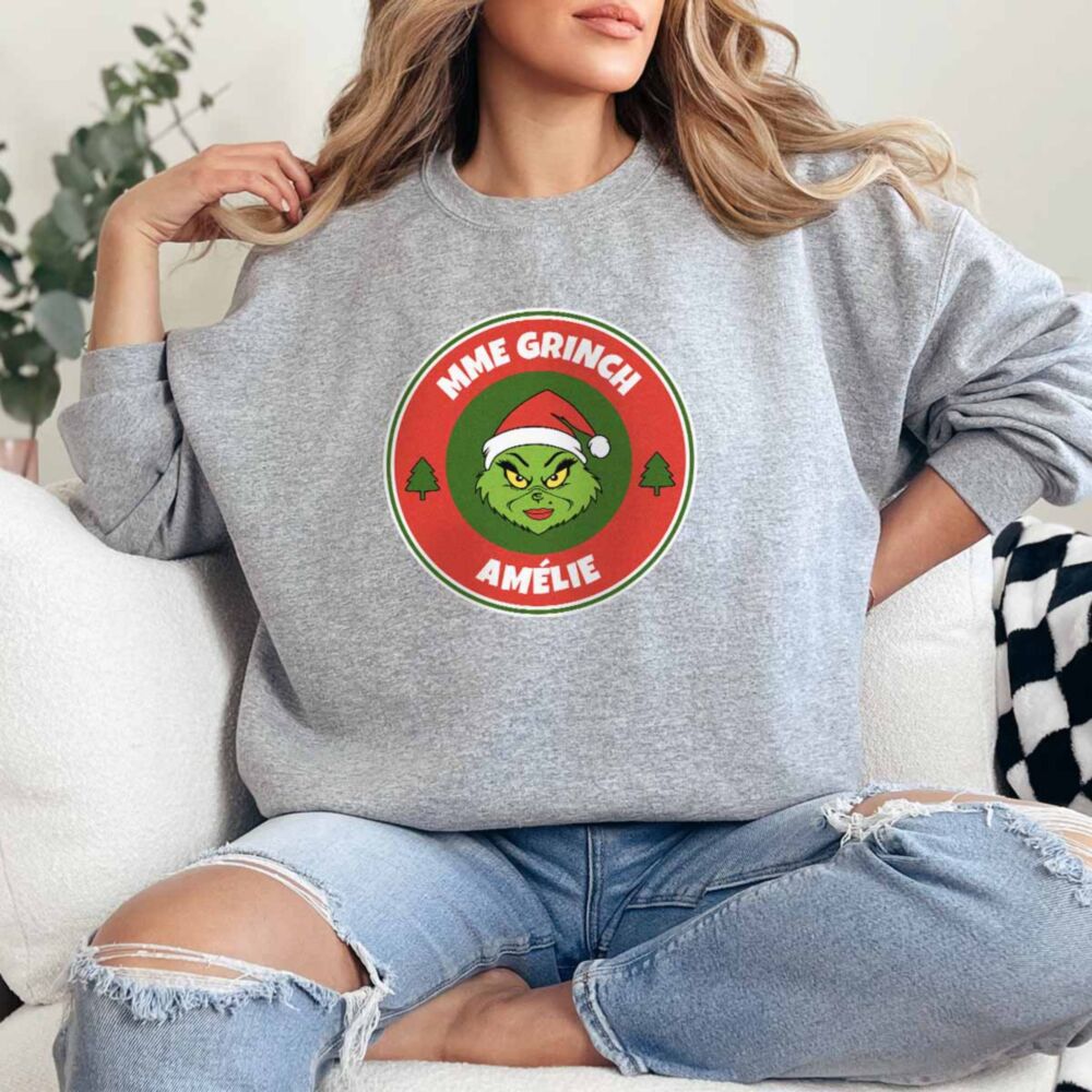 Pull personnalisé Grinch
