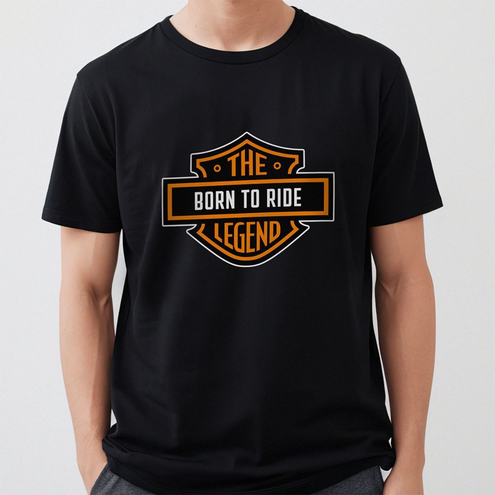 T-shirt personnalisé logo moto avec nom