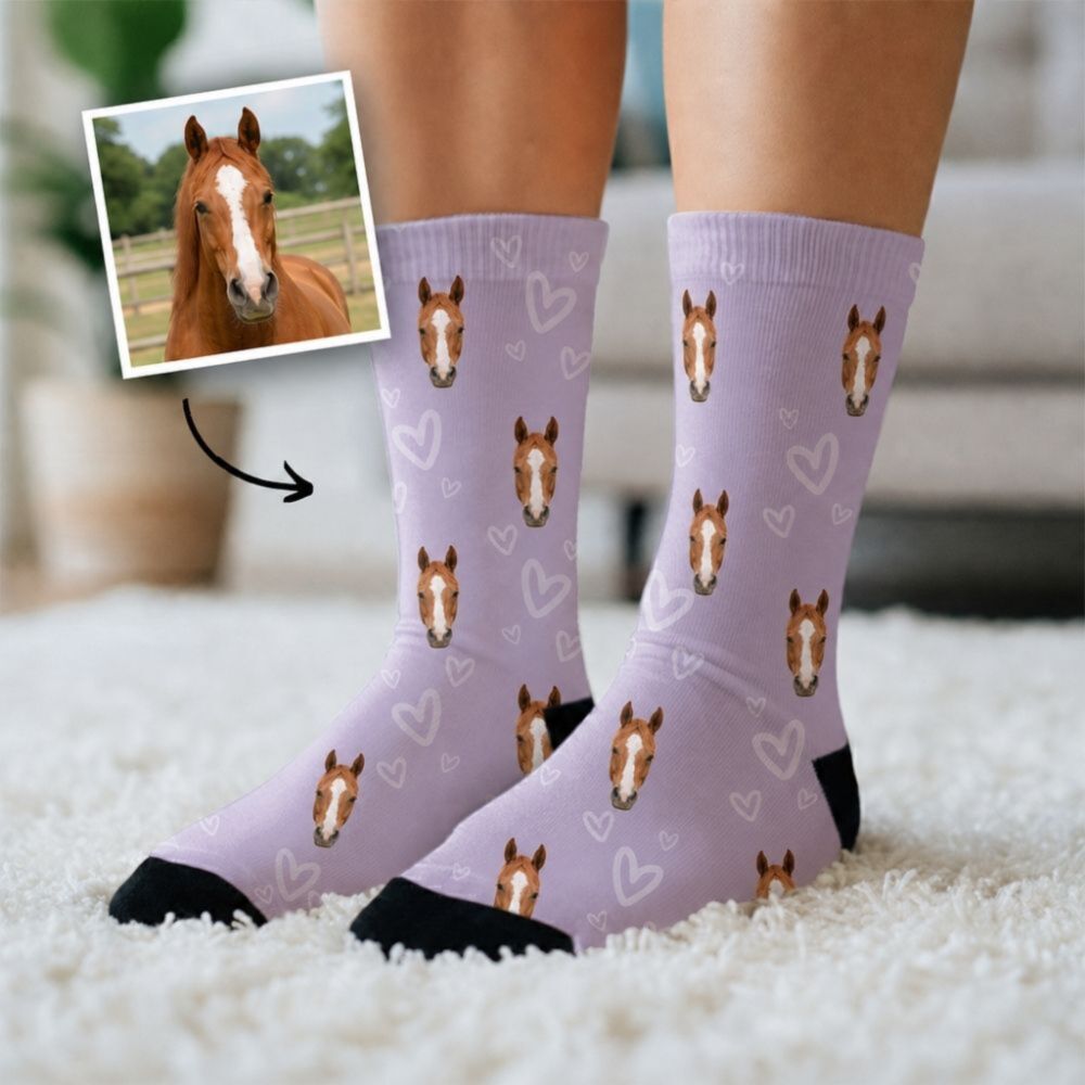 Chaussettes personnalisées avec votre animal de compagnie