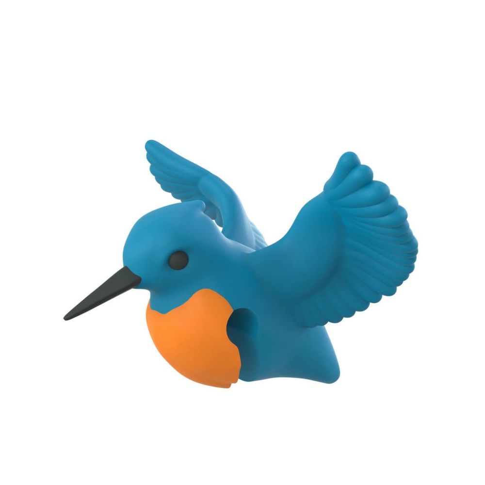 Support de couvercle et de cuillère en forme d’oiseau