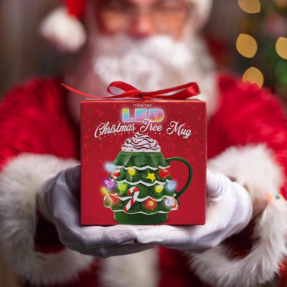 Mug sapin de Noël à LED
