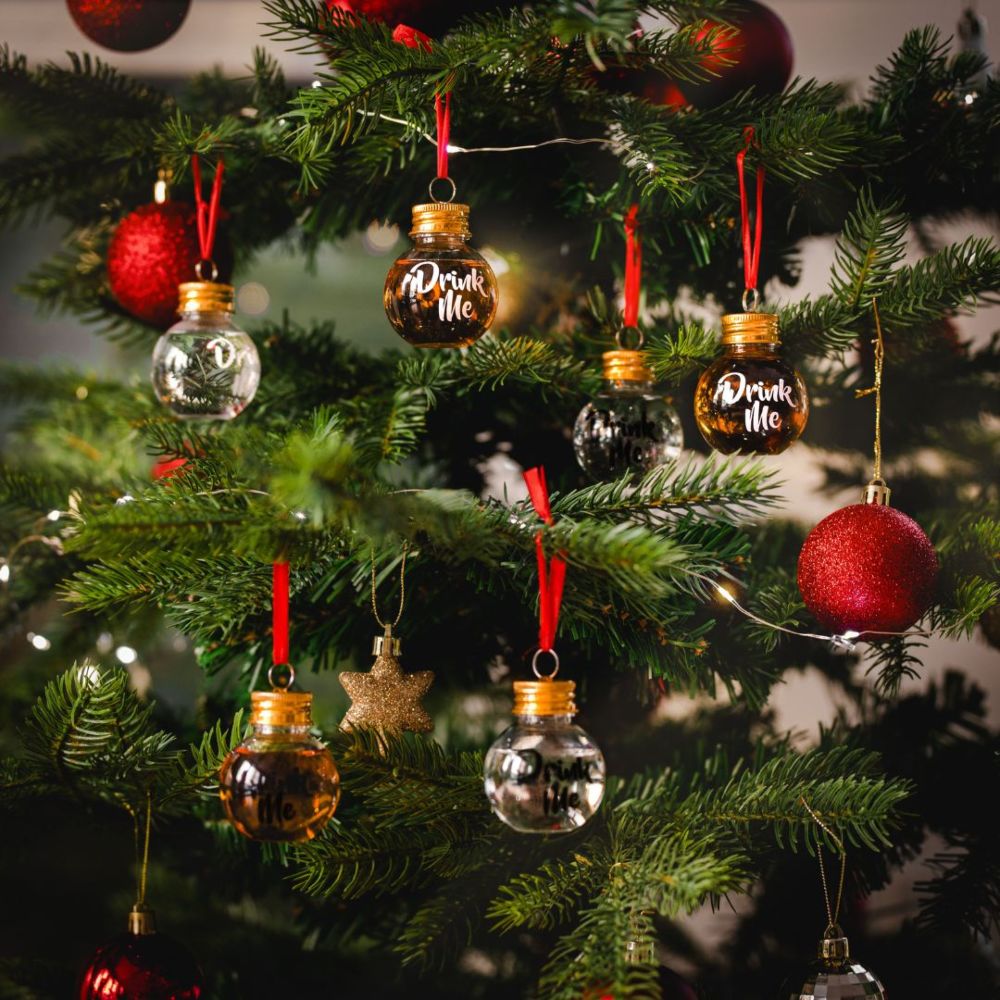 Boules à Liqueur pour Sapin de Noël
