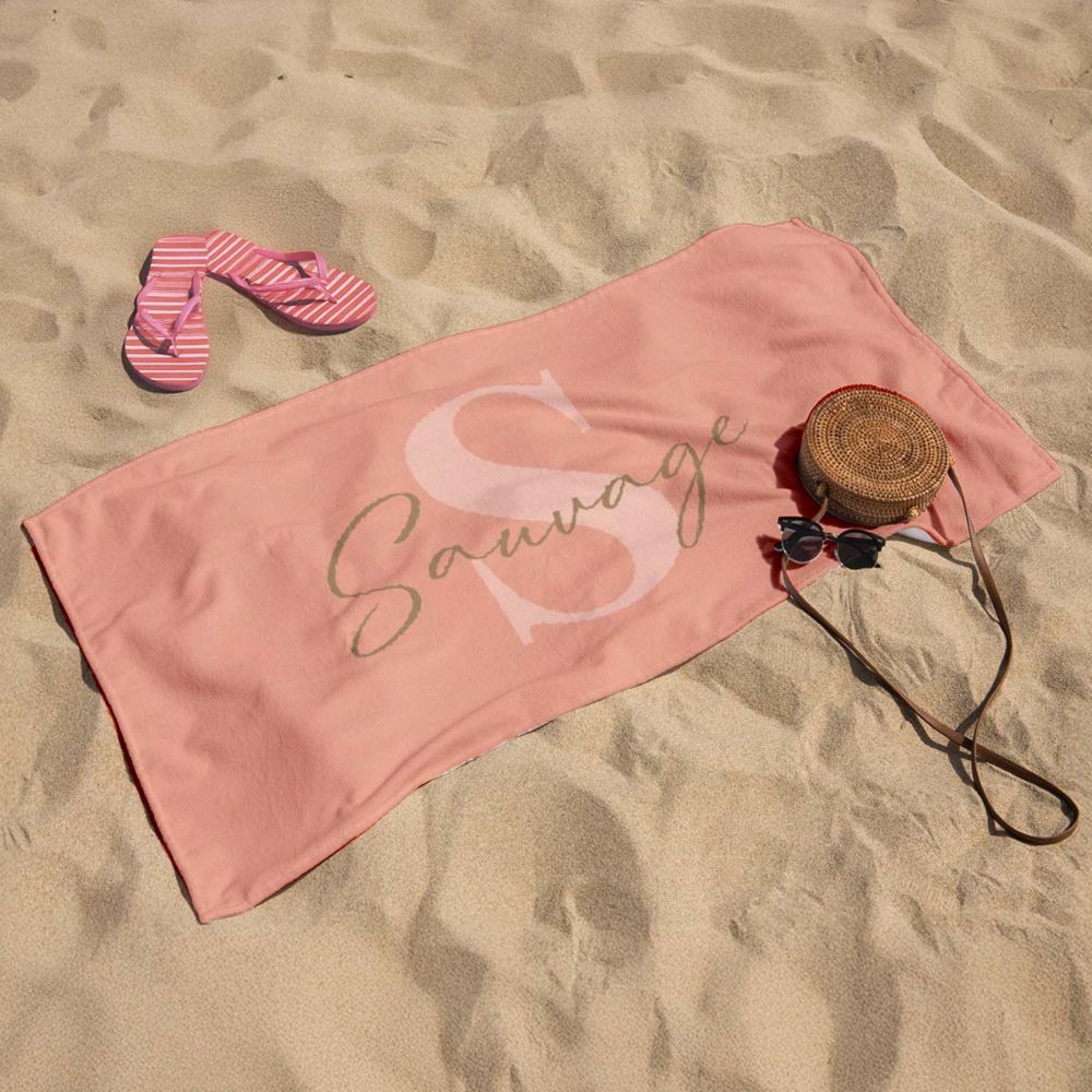 Serviette personnalisée avec monogramme