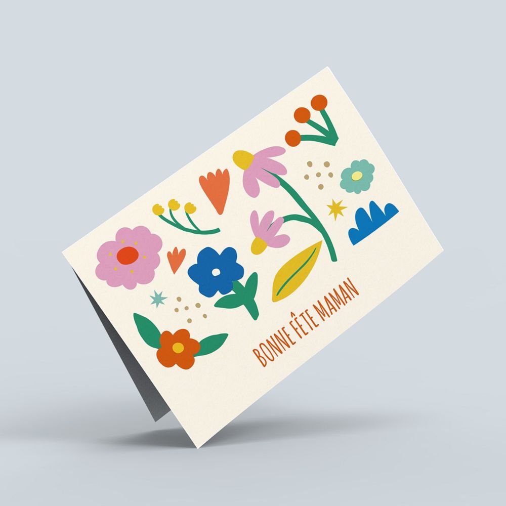 Carte personnalisée - Fête des Mères