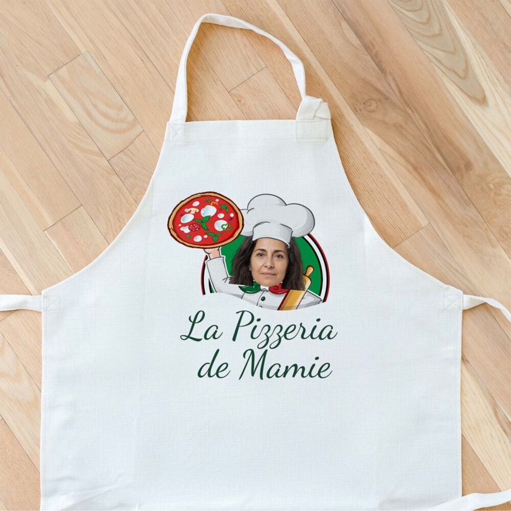 Tablier de Cuisine Personnalisé avec Photo et Nom