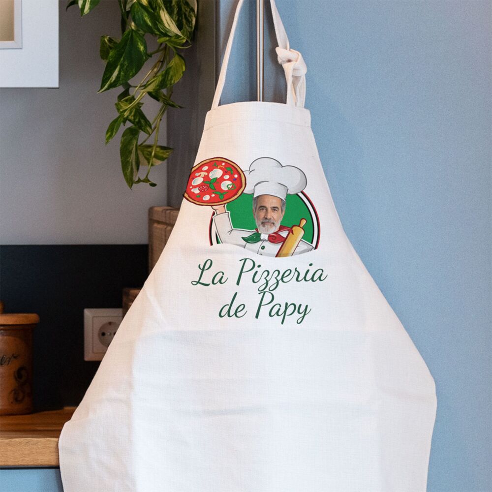 Tablier de Cuisine Personnalisé avec Photo et Nom