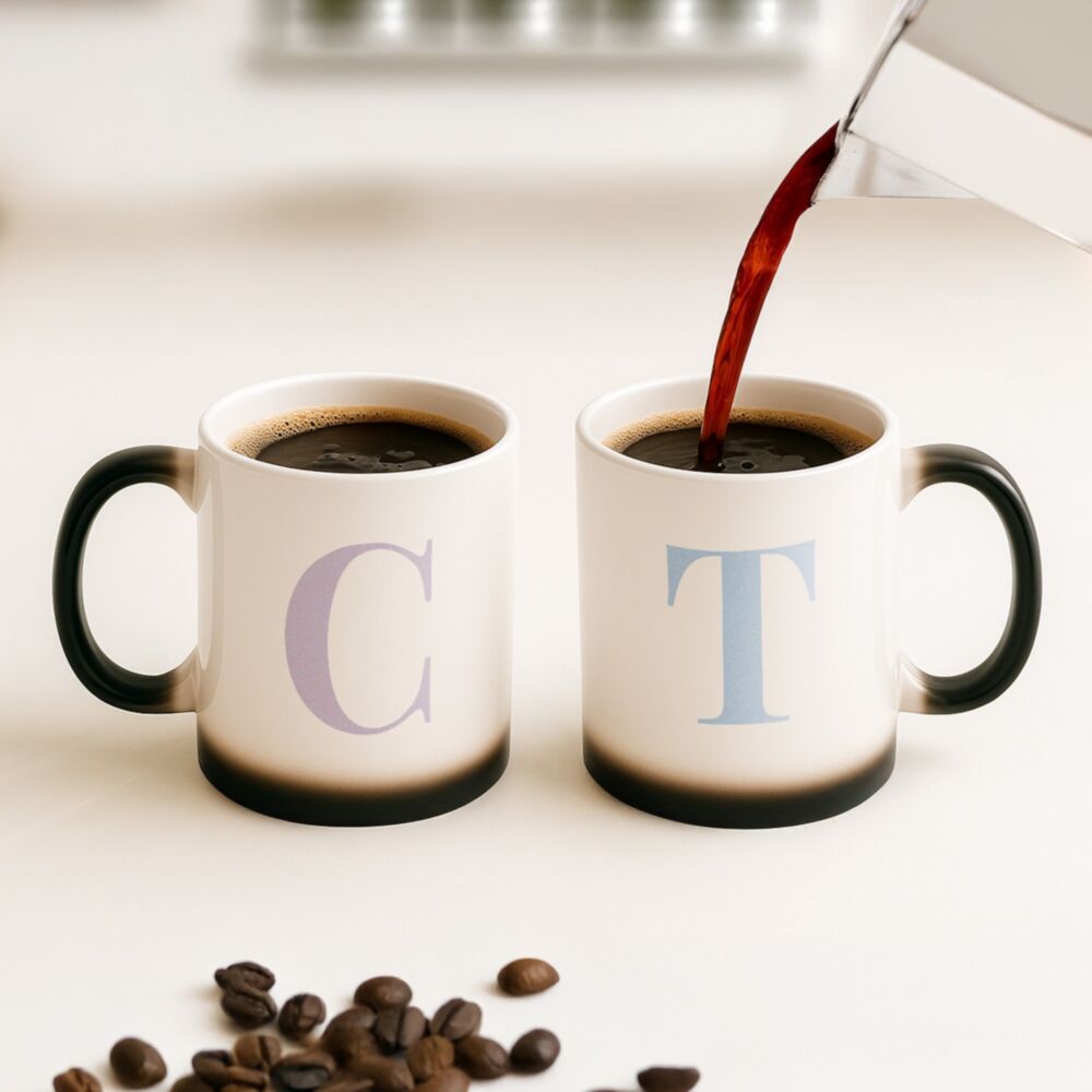 Mug Personnalisé avec Monogramme - 9 Coloris
