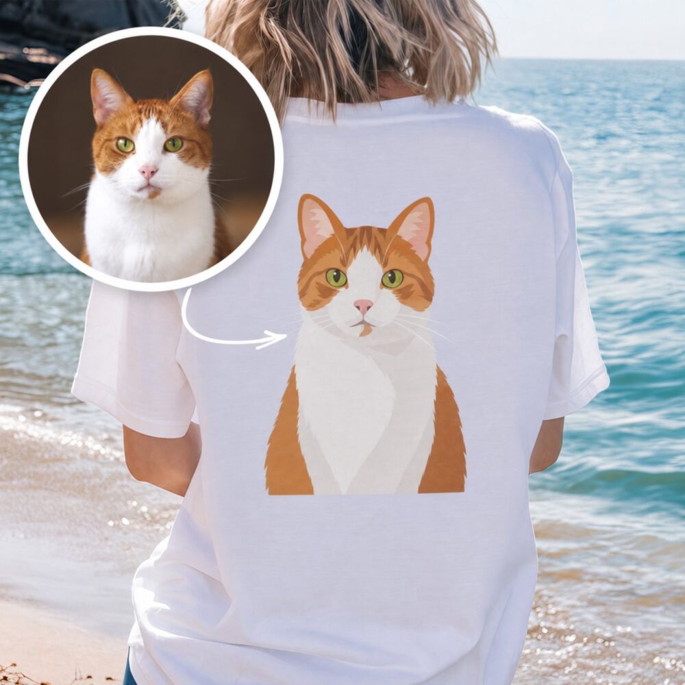 T-shirt personnalisé avec illustration
