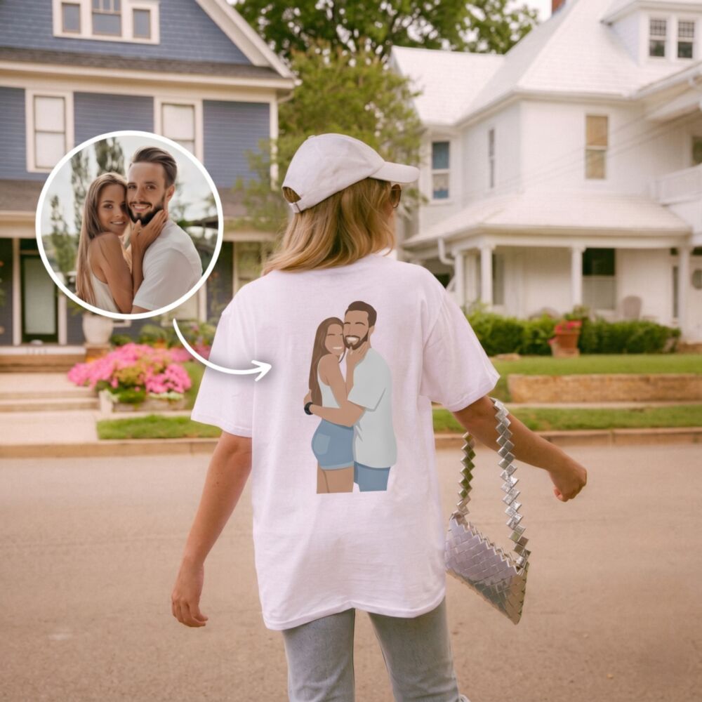 T-shirt personnalisé avec illustration