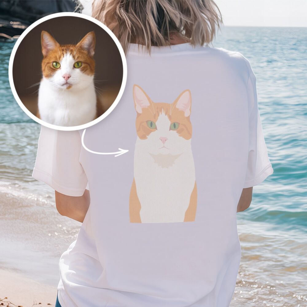 T-shirt personnalisé avec illustration