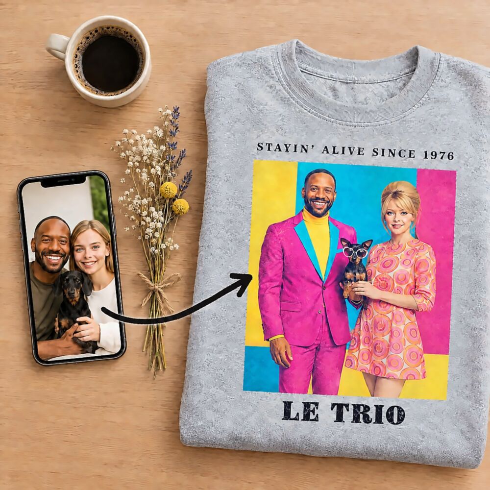 Pull personnalisé – Voyage dans le temps