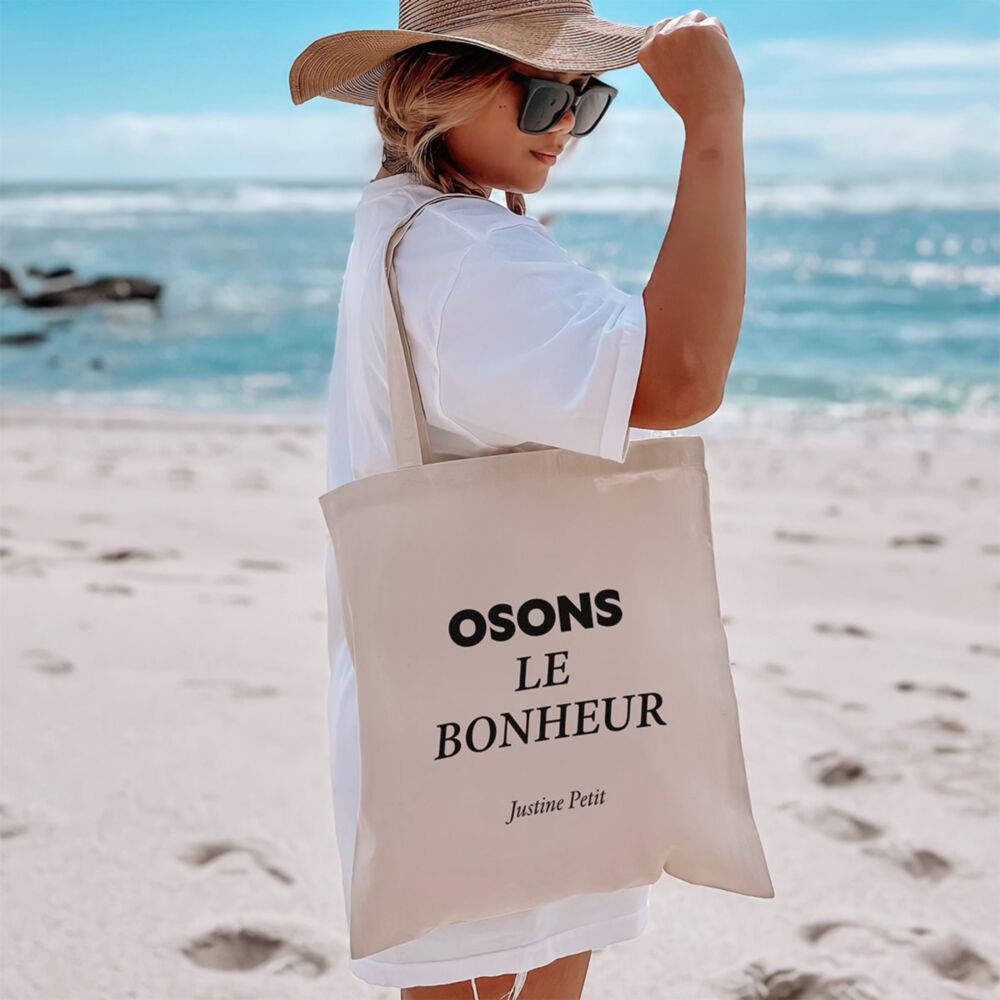 Tote bag personnalisé avec slogan