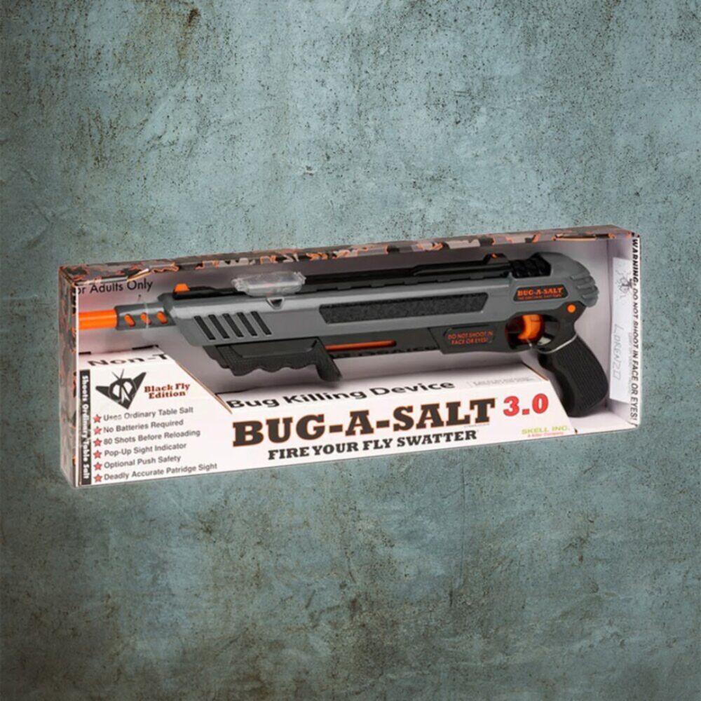 Pistolet à sel anti-mouches Bug A Salt 3.0