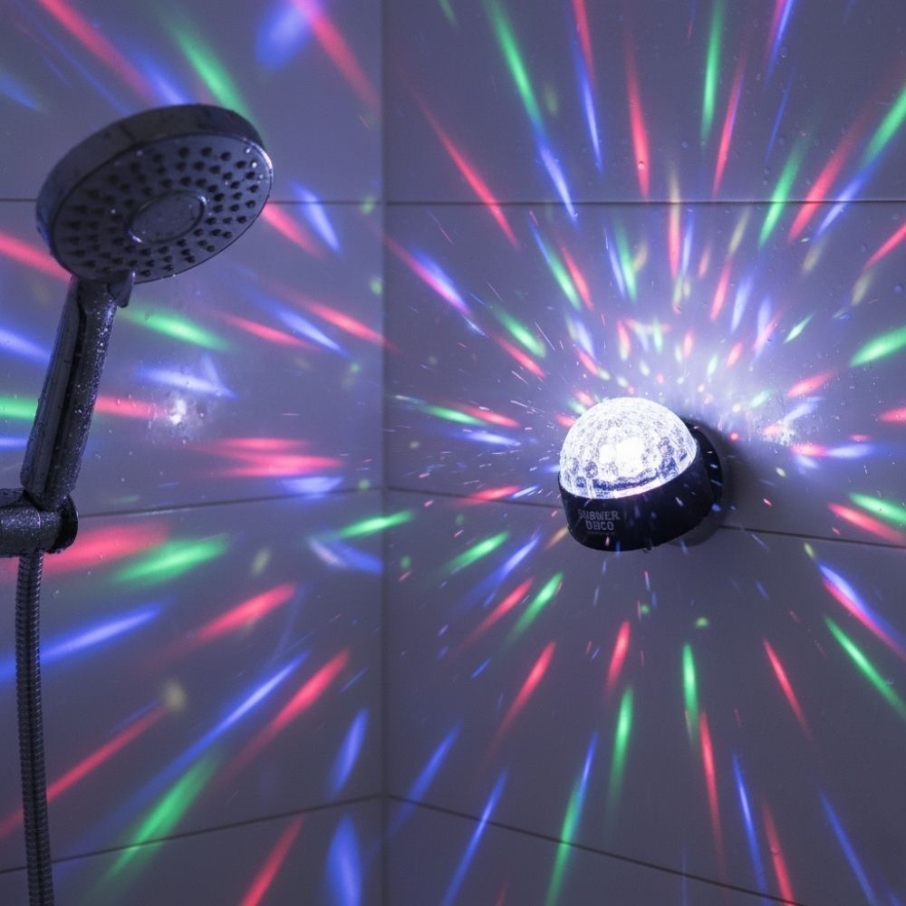 Lampe de douche disco