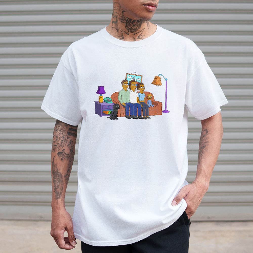 T-shirt personnalisé famille Cartoon