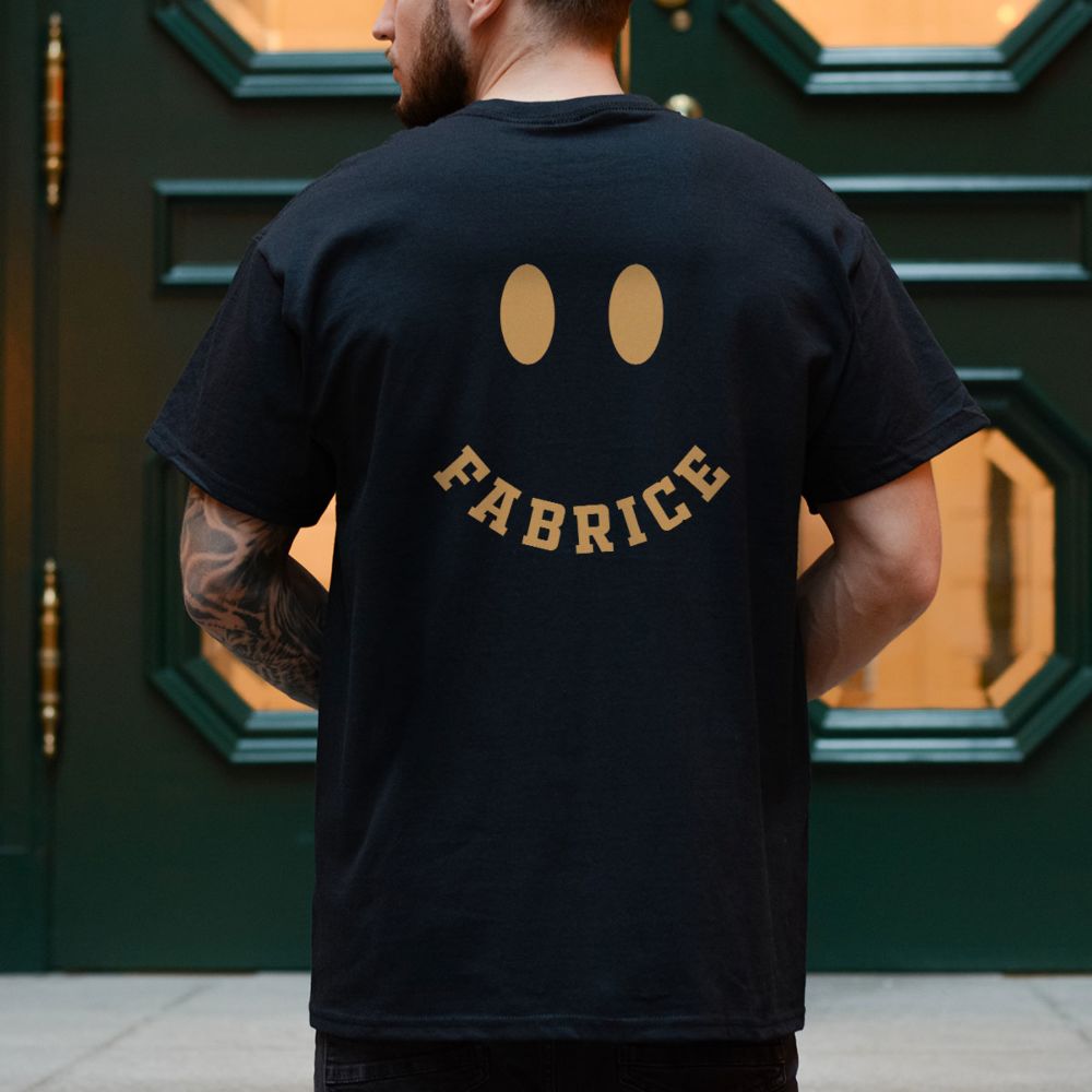 T-shirt personnalisé Smiley