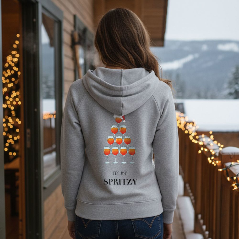 Sweat à capuche de Noël personnalisé - Aperol