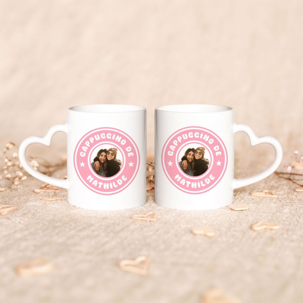 Mug personnalisé avec photo et prénom