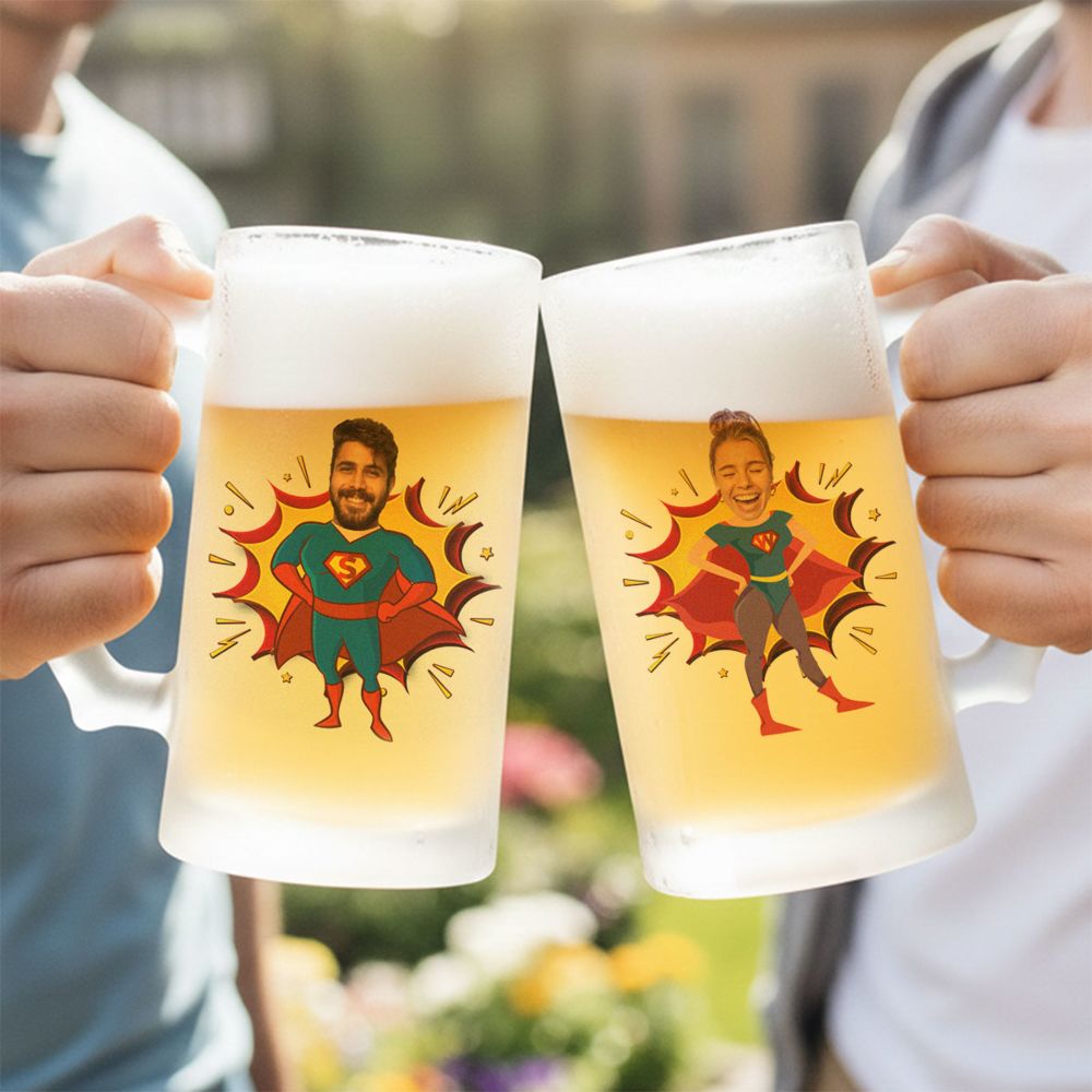 Chope de bière personnalisée héroïque