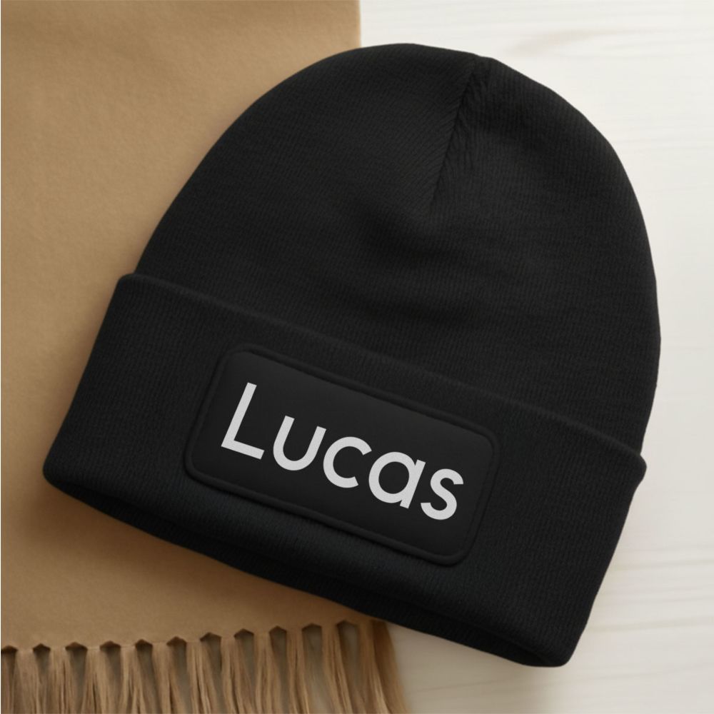 Bonnet personnalisé avec texte