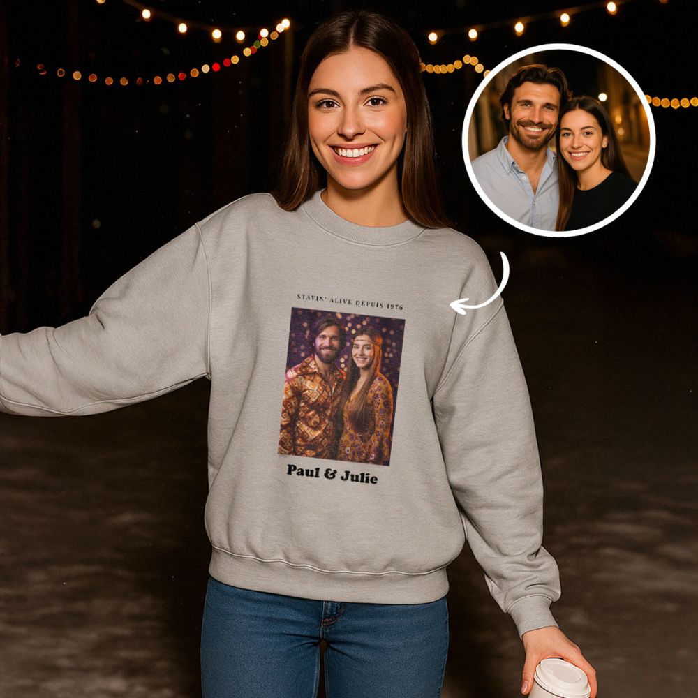 Pull personnalisé – Voyage dans le temps