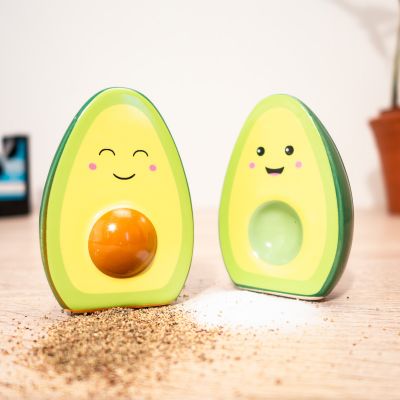 Salière et poivrière Happy Avocado
