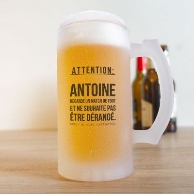 Chope à Bière pour les Fans de Football Chope à Bière pour les Fans de Football