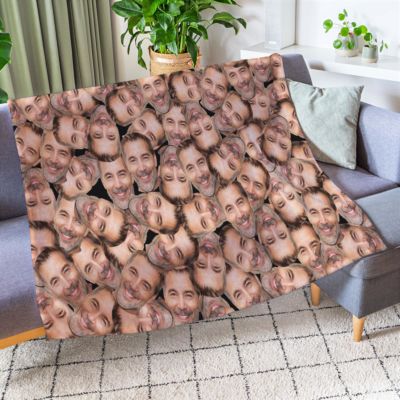 Petite couverture personnalisée avec visage Petite couverture personnalisée avec visage