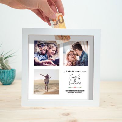 Tirelire Personnalisable pour Mariage Tirelire Personnalisable pour Mariage