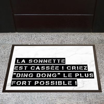 Paillasson Personnalisable avec Effet Marbre Paillasson Personnalisable avec Effet Marbre
