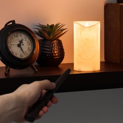 Bougies flottantes de Noël à lumière chaude Harry avec baguette