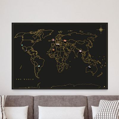 Carte du Monde des Aimants Carte du Monde des Aimants