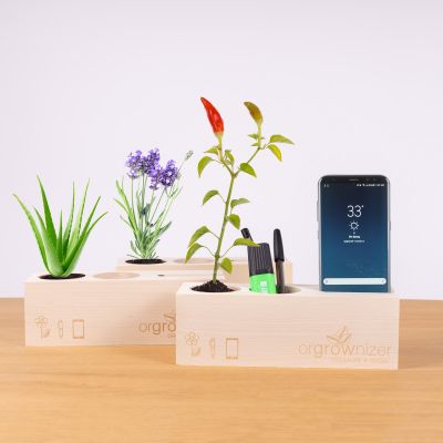 Orgrownizer - Organisateur de bureau avec plante Orgrownizer - Organisateur de bureau avec plante
