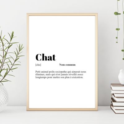Poster personnalisé - Définition de mot Poster personnalisé - Définition de mot