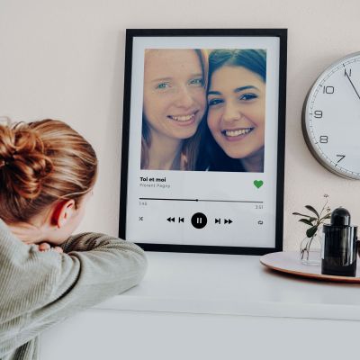 Poster personnalisé avec photo et chanson Poster personnalisé avec photo et chanson
