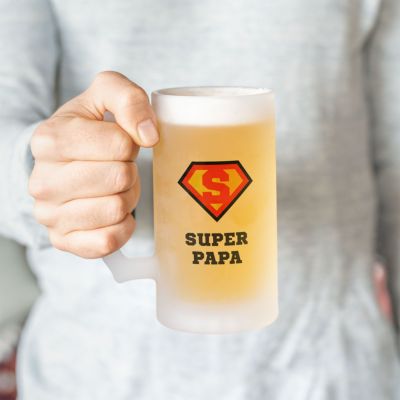Chope de bière personnalisée Super-héros