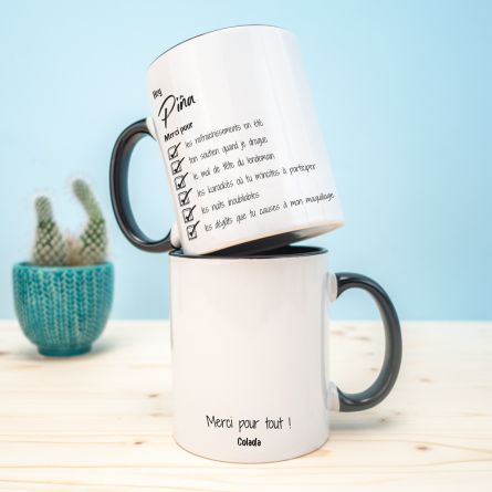 Tasse Personnalisable Merci