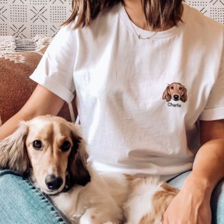 T-shirt personnalisable avec votre animal de compagnie version