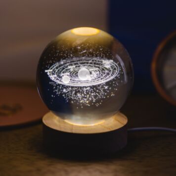 Globe en cristal – Planètes en 3D