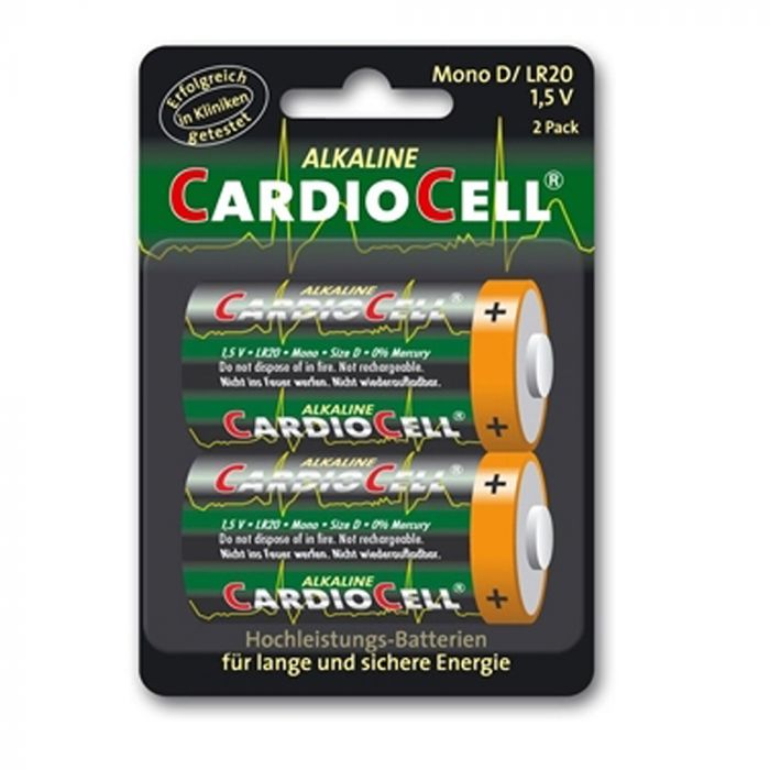 2 Piles Cardiocell Mono D-LR20 main product photo