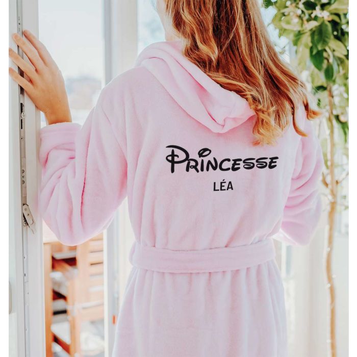 Peignoir personnalis princesse CadeauxFolies